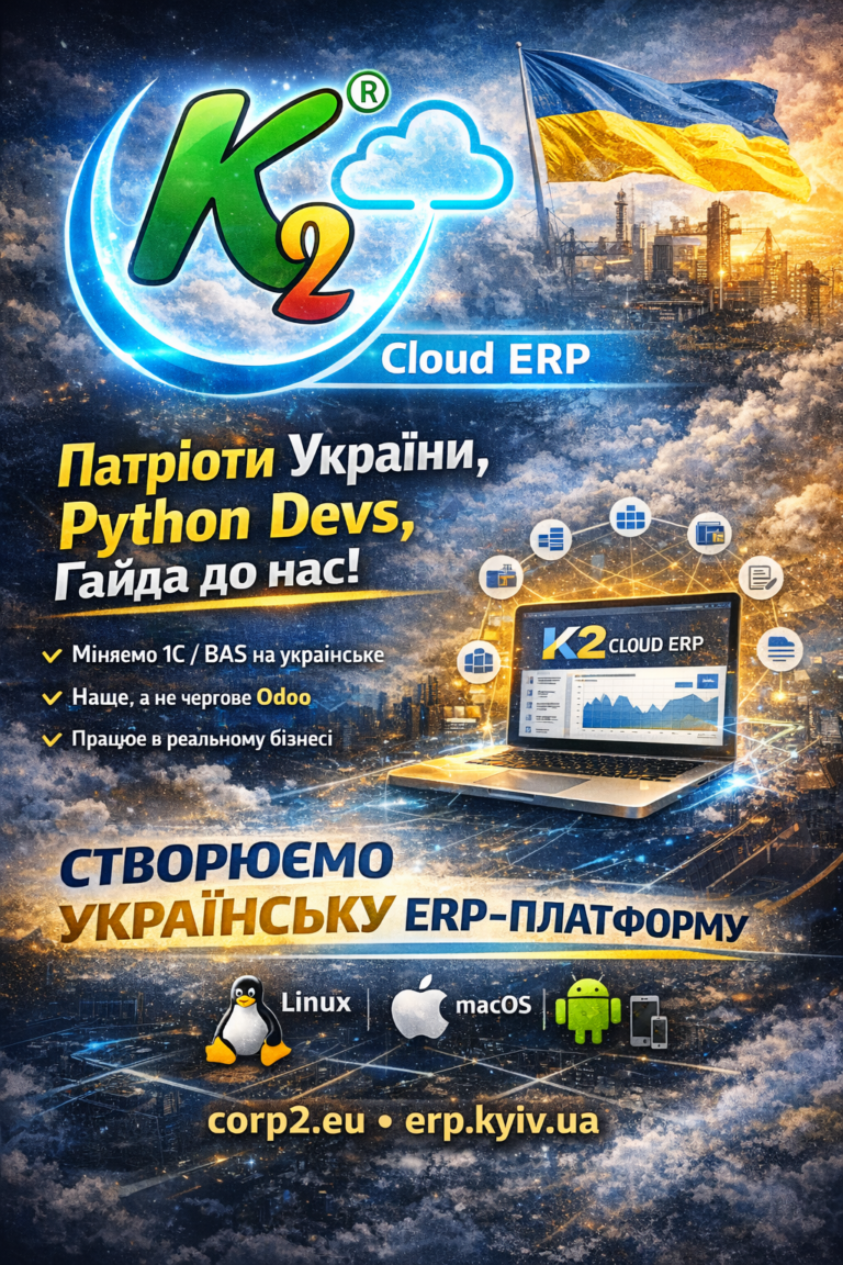 Python Developer (ERP): повний гід по K2 ERP для вашого бізнесу