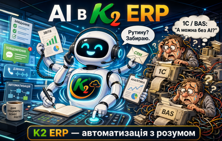 AI в K2 ERP: повний гід по K2 ERP для вашого бізнесу