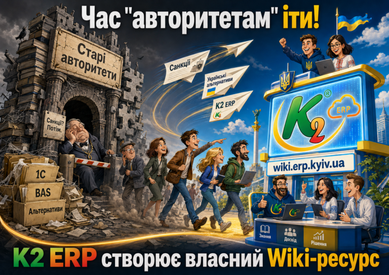 Час “авторитетам” іти: повний гід по K2 ERP для вашого бізнесу