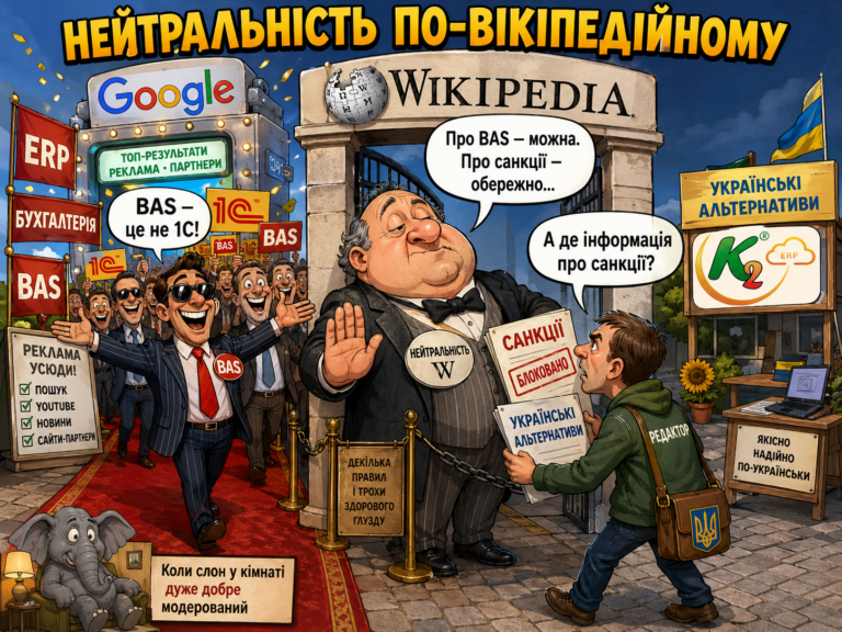 Wikipedia, BAS і нейтралітет: повний гід по K2 ERP для вашого бізнесу